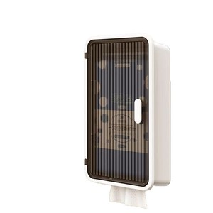 Wall Mounted Tissue <b>Box</b> Transparent Multi Layer <b>Storage</b> Kitchen Organizer <b>Waterproof</b> Large Capacity - Product Image 5