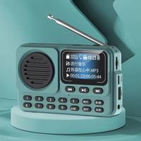 Radio MP3 L18 BT avec affichage des paroles pour les personnes âgées, petit haut-parleur, lecteur de musique portable, son stéréo, radio avec lecture chronométrée