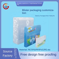 Boîtes pliantes personnalisées en plastique PS/PP/PET pour jouets, emballages de papeterie et usage domestique, avec logo et forme sur mesure