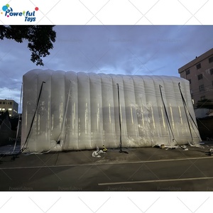 Carpa Inflable Doble Blanca Grande - Carpa de PVC Resistente <span class=keywords><strong>para</strong></span> <span class=keywords><strong>Eventos</strong></span> al Aire Libre de Cuatro Estaciones, Tipo de Soporte Recto <span class=keywords><strong>para</strong></span> Fiestas/Bodas/Campamentos - Product Image 5