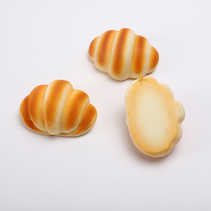 Medium Croissant Piggy Bread Squishy Slow Rising Realistic Food Squeeze Toy Stress Relief Decompression Squishies <b>Small</b> Gift - Product Image 1