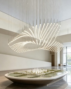 Lustre sur mesure de luxe de grande taille BGST Mall pour salle de banquet, centre commercial, grand projet de luxe, hall d'hôtel, luminaires de plafond - Product Image 2