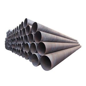 Pipa karbon baja Ssaw <span class=keywords><strong>Diameter</strong></span> besar untuk jalur pipa ASTM A252 SSAW pipa baja lasan Spiral - Product Image 1
