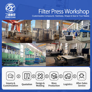 Pelat membran plastik kualitas tinggi untuk perawatan air 2000 ruang penerima Pp Filter Tekan piring digunakan untuk ruang Filter Tekan - Product Image 5