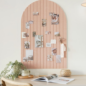 Tableau mural créatif durable <span class=keywords><strong>pour</strong></span> photos et mémos, décoration maison et bureau, sans perçage, insonorisant, antichoc, en feutre en forme d'arche - Product Image 5