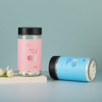 Bouteilles de compléments alimentaires personnalisées à large ouverture, grande taille 350 ml 420 ml, flacons vides pour gommes, capsules, pilules et comprimés pour les soins de santé avec bouchon CRC
