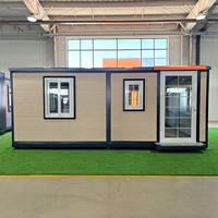 Maison conteneur pliable à construction rapide Suihe 20ft 40ft, mobile, préfabriquée, pour chambre de vacances, salle de bain, mini-maison, supermarché