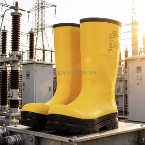 <strong>Electrical</strong> Safety <strong>Boots</strong> Class 2 Dielectric Protection <strong>Electrically</strong> Insulating Safety <strong>Boots</strong> for Power Industry - Product Image 1