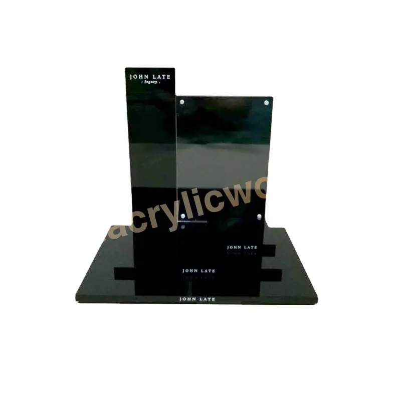 Aangepaste Retail Horloge Display Stand Met Lcd-Scherm Acryl Plastic Horloge Display Met Scherm Lcd-Display