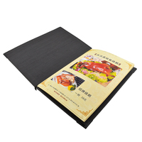 Map Menu & Sampul Buku Cek Kulit PU Asli A4 Custom, Tahan Lama, Tahan Air, Anti Minyak, Logo Custom, Perlengkapan Promosi Pesta