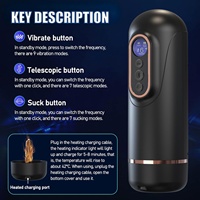 Bomba de vacío para pene, masturbadores manos libres, masturbador masculino, vagina de bolsillo, juguete sexual para hombres, máquina sexual, funda texturizada realista en 3D, juguetes sexuales para adultos