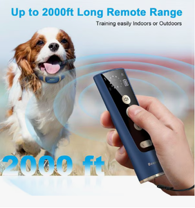 Clearance sonder angebot Wiederauf lad bares wasserdichtes elektrisches Hunde trainings halsband 3 sichere Modi (Beep PC Material) Fernbedienung - Product Image 2