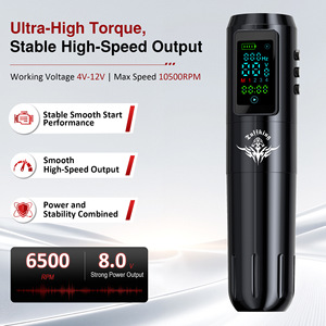 ชุดอุปกรณ์สักไร้สาย Tuffking ครบชุด พร้อมปากกาเข็มและอุปกรณ์สำหรับการสัก - Product Image 3