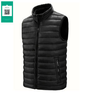 Venta al por mayor Pakistán hizo 2025 chaquetas acolchadas personalizadas para hombres y ropa nueva cremallera chaleco acolchado chaqueta hombres chaquetas sin mangas - Product Image 1