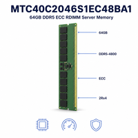 Mémoire serveur 64 Go DDR5 4800 MHz ECC REG, module 2Rx4, serveur de centre de données en rack pour entreprise