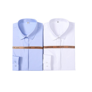 เสื้อเชิ้ตแขนสั้นสีขาวระดับไฮเอนด์ ผ้าฝ้ายแท้ ไม่ยับ รับตัดเย็บตามสั่ง ชุดทำงาน ชุดธุรกิจ - Product Image 5