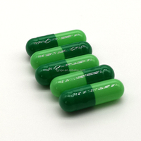 Capsules de gélatine de taille 0, vertes, grises, blanches, prix d'usine, bonne qualité supérieure