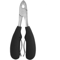 Pince à cuticules et coupe-ongles professionnels en acier inoxydable à lame oblique pour ongles incarnés et épais, coffret cadeau