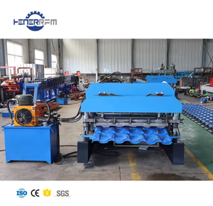 Q 타일 및 단계 유형의 유약 타일 용 금속 지붕 타일 성형 기계 - Product Image 2