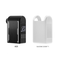 Pompe à air numérique haute pression OEM en alliage d'aluminium avec manomètre, batterie 500 mAh, chargement Type-C, interchangeable pour vélo