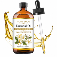 Huile Essentielle de Chèvrefeuille de Qualité Supérieure, 100% Pure et Naturelle, Extrait Végétal, en Flacon Compte-gouttes, pour Diffuseur d'Arômes, Fabrication de Savons et Bougies