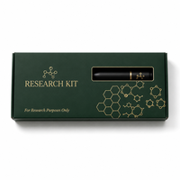 Caja de Cartón Ecológica Personalizada a Prueba de Agua, Caja para Péptidos, Embalaje para Viales de 3ml y 5ml, Caja de Papel de Arte Resistente con Impresión Personalizada y Etiqueta