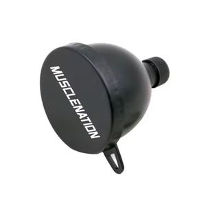 Custom Made Plastic Powder Addition <b>Protein</b> Jar-Shaped 100Ml <b>Bottles</b> Bulk Keychain Travel Scooper Supplement Funnel Black - Product Image 3