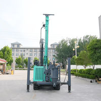 Foreuse à circulation inverse durable pour forage de puits profonds de 500 m, longueur de tige de forage de 1,5 m, 2 m, 3 m, 6 m, puissance moteur diesel 132 kW, personnalisable CE ISO