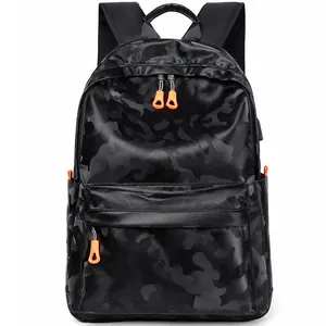 Модный многоцелевой рюкзак OEM, оптовая продажа, большая сумка для ноутбука, тактическая камуфляжная кожаная школьная сумка для мальчиков, 2024, 360 для отдыха на открытом воздухе