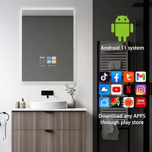 กระจกอัจฉริยะ VERCON สำหรับห้องน้ำ ระบบแอนดรอยด์ทีวี หน้าจอสัมผัส 10.1 นิ้ว ขนาด 1200*700 มม. รองรับ Youtube เพลง ฟังก์ชั่นติดตามสุขภาพ มาตรฐาน IP44 รุ่น K1270 สมาร์ทบัมเมอร์รูม - Product Image 4