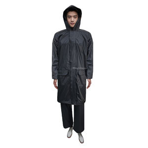 Hombre <span class=keywords><strong>contra</strong></span> el <span class=keywords><strong>agua</strong></span> chaqueta de lluvia hombres al aire libre impermeable goma impermeable ripstop nylon para la lluvia - Product Image 4