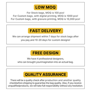 שקית אריזה מותאמת אישית למזון, מט, עומדת, מצופה בנייר כסף שחור, לאריזת בשר מיובש, עם סגירת רוכסן. - Product Image 3