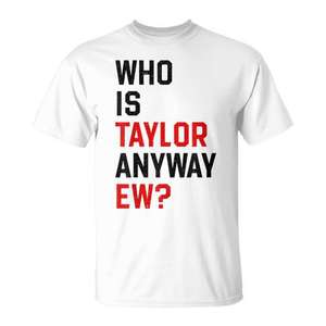 T-shirt avec prénom Taylor, style années 80, t-shirts promotionnels pour qui ? - Product Image 1