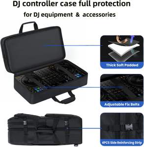 กระเป๋าเป้สะพายหลัง Cxinesbag สำหรับ Pioneer <span class=keywords><strong>DDJ</strong></span> FLX4/<span class=keywords><strong>DDJ</strong></span> <span class=keywords><strong>400</strong></span>/<span class=keywords><strong>DDJ</strong></span> REV1 คอนโทรลเลอร์ สายสะพายปรับได้ กระเป๋าใส่อุปกรณ์แบบนุ่ม สำหรับงานเฉพาะ - Product Image 4