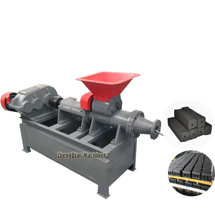 Nargile kömürü ekstruder makinesi/Charocal çubuk bar briket yapma makinesi/kömür briket makinesi