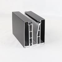 Système de canal en U en verre en aluminium à rainure en forme de U noir raccords en verre intérieur/extérieur 10-17mm pour balustrades de piscine mains courantes