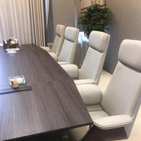 JORI Chaise de bureau pivotante à dossier haut Ergonomique Executive Manager Chaise d'ordinateur en cuir Design traditionnel populaire
