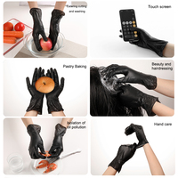 Fabricants de gants en nitrile bleus jetables, gants d'examen en nitrile sans poudre et imperméables