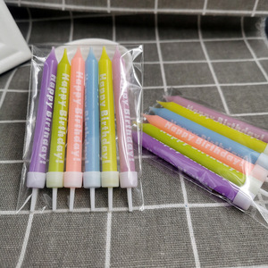 Nouvelles Bougies d'<span class=keywords><strong>Anniversaire</strong></span> Colorées 2026 – Design Macarons Imprimés pour Décoration de Gâteau d'<span class=keywords><strong>Anniversaire</strong></span> - Product Image 2