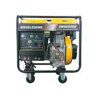 Vision DWG6500E 2KW/5KW Offener Diesel-Schweißgenerator Tragbares Elektrostart-Schweißaggregat mit ATS
