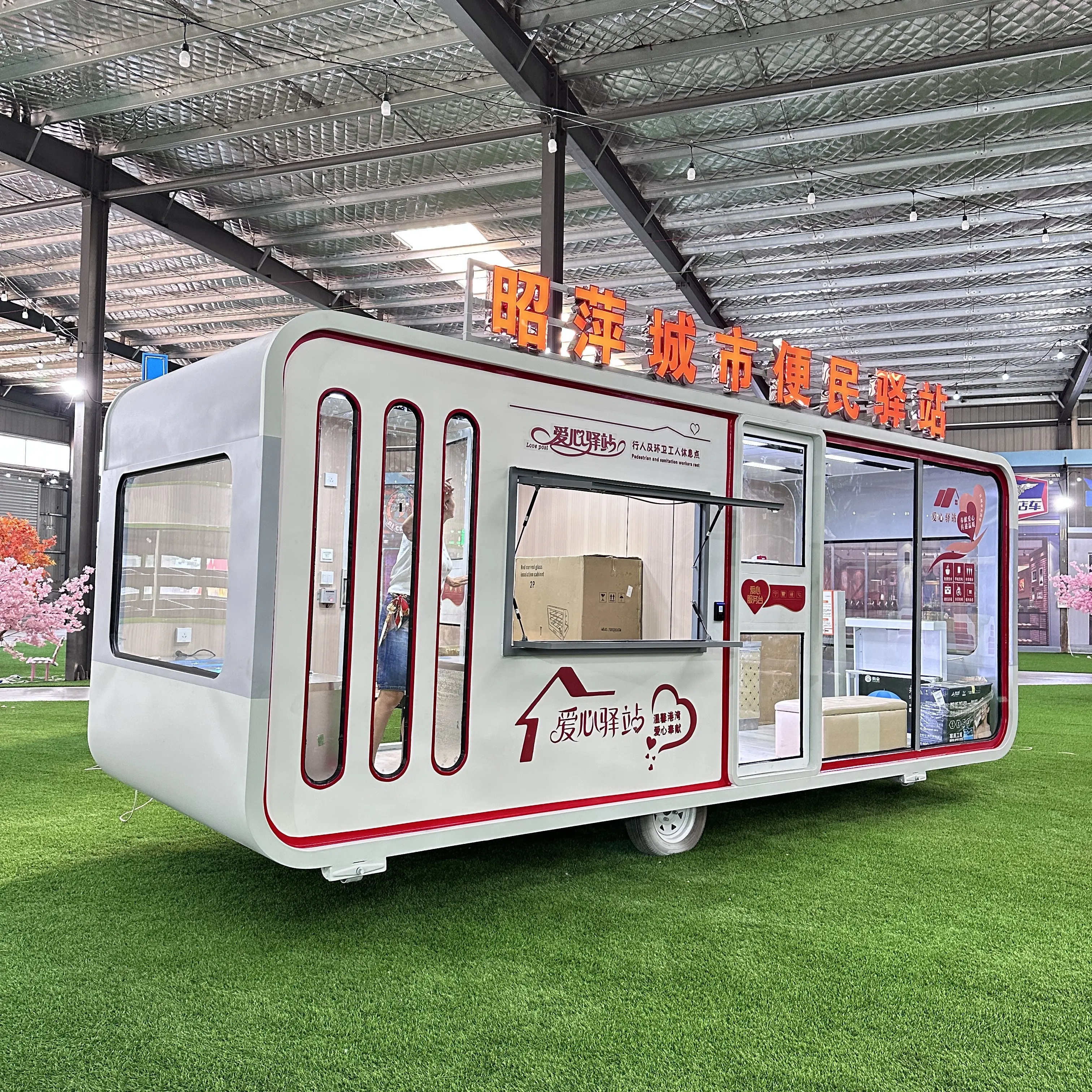 Best Selling Wholesale Street Mobile Food Trailer Lunch Wagons Coffee Kiosk With Wheels