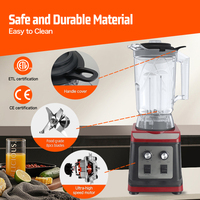 Mixeur-Blender Électrique de Table Haute Vitesse 5L, Broyeur à Murs Multifonctionnel pour Hôtels