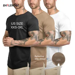 BR 도매 남성 체육관 피트니스 스포츠 짧은 티셔츠 고품질 코튼 170g 미국 XS-XXXL 맞춤 의류 운동복
