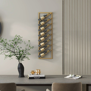 Petit porte-<span class=keywords><strong>vin</strong></span> mural, armoire à <span class=keywords><strong>vin</strong></span> inclinée pour restaurant, meuble de rangement et de présentation de <span class=keywords><strong>vin</strong></span> pour salon, petit présentoir à <span class=keywords><strong>vin</strong></span> - Product Image 4
