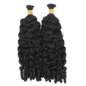 <span class=keywords><strong>Cheveux</strong></span> birmans <span class=keywords><strong>bouclés</strong></span> doublement étirés avec extrémités en <span class=keywords><strong>spirale</strong></span>, <span class=keywords><strong>cheveux</strong></span> vierges naturels noirs 100g/paquet de <span class=keywords><strong>cheveux</strong></span> humains pour le tressage - Product Image 2