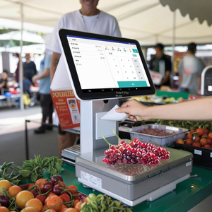 TPS655 Balance de <span class=keywords><strong>prix</strong></span> électronique de caisse enregistreuse tout-en-un POS pour le pesage de fruits frais Sortie d'usine - Product Image 6