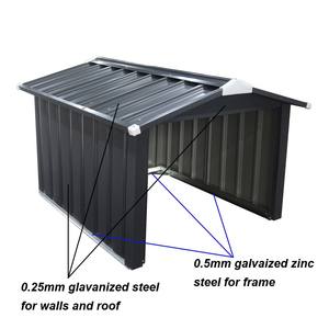 Niche pour chien en acier galvanisé populaire <span class=keywords><strong>de</strong></span> 2FT * 2FT Fondation naturelle résistante aux rayures tous temps incluse pour la vie des animaux <span class=keywords><strong>de</strong></span> compagnie <span class=keywords><strong>de</strong></span> pelouse - Product Image 5