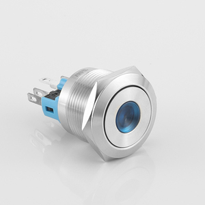 Luz impermeable 1NO1NC <span class=keywords><strong>6</strong></span> pines iluminado IP67 autobloqueo enganche momentáneo cabeza plana 22mm interruptores de botón de alimentación - Product Image 4