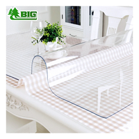 Nappe de table transparente en PVC Boligao, imperméable, anti-taches, facile à nettoyer, protection pour table de salle à manger, cuisine, bureau