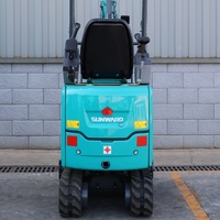 Mini-excavatrice compacte Sunward SWE08F de haute qualité, micro-pelleuse de 1010 kg, machine à chenilles fiable